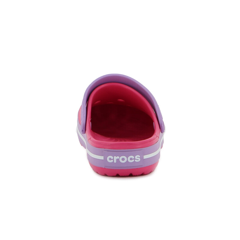 Zueco de Mujer Crocs Band c/tira Atras Fucsia-lila