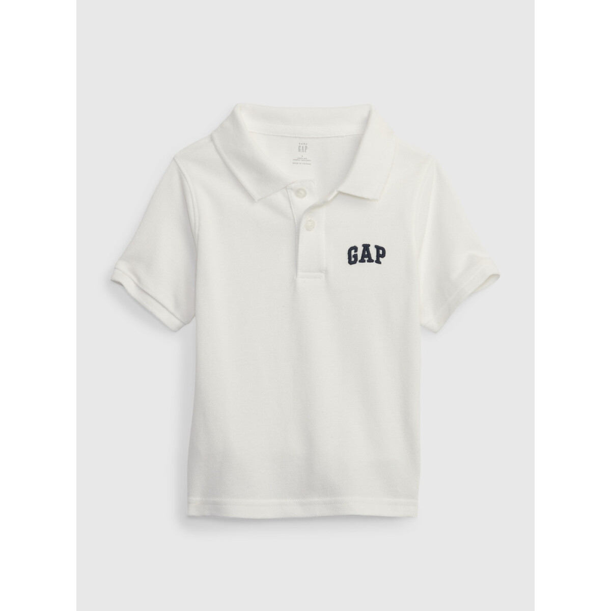 V-IE PIQUE POLO - NEW OFF WHITE 