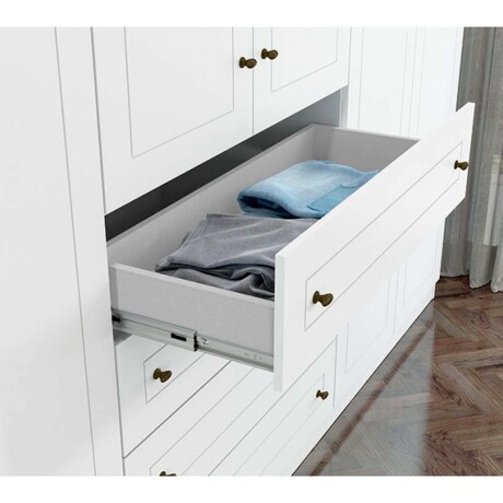 PLACARD ROPERO 6 PUERTAS MDF-Y-MDP BLANCO AMERICANO