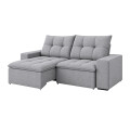 SILLON DAMASCO COMPLETO EXTENSIBLE COLOR TITANIO CLARO Sillon Damasco Completo Extensible Color Titanio Claro