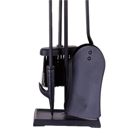 JUEGO ATIZADOR 5 PZAS NEGRO BASE RECT AG69 (7B) KASSEL ++ N/a