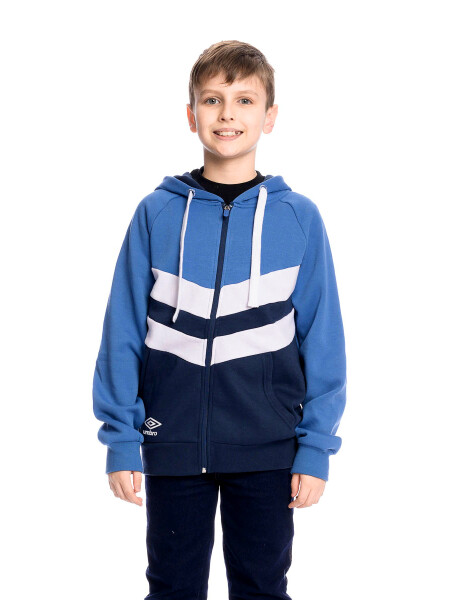 Campera Full Zip Umbro Junior Azu