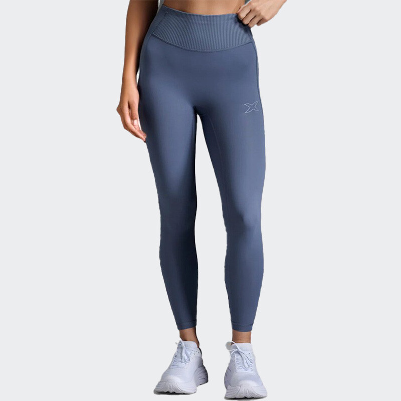 Calza 2XU Ribbed Hi-Rise Compression Azul