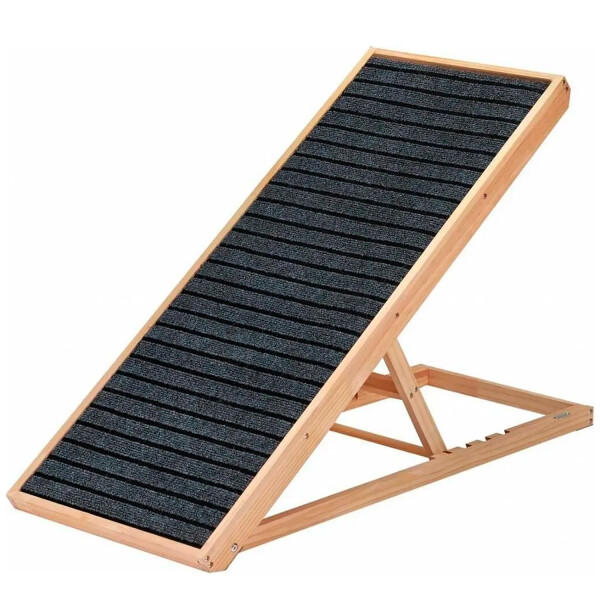 Rampa Escalera Plegable Para Mascotas RAMPA PARA MASCOTAS FIELTRO Y MADERA