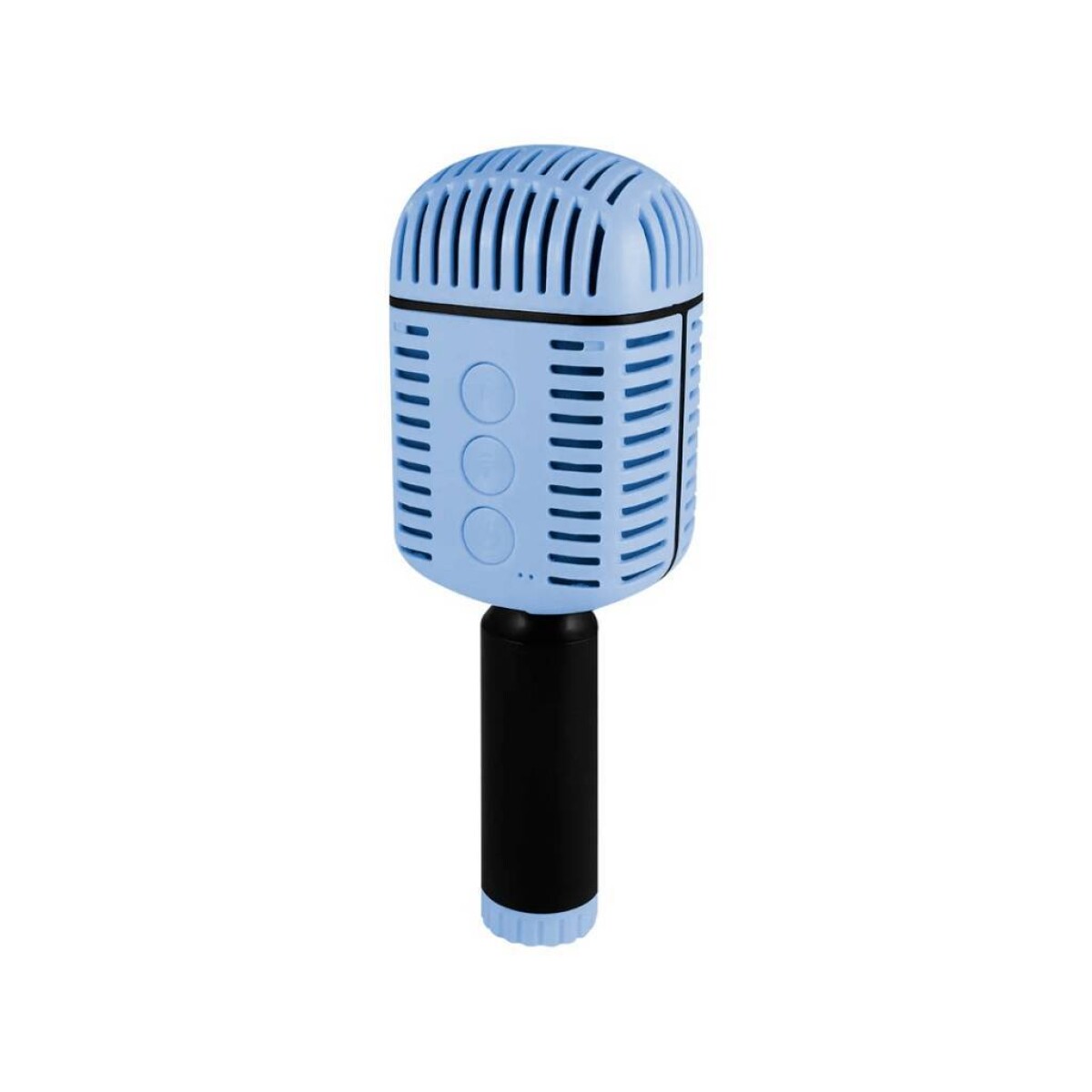 Micrófono Retro Inalámbrico Para Karaoke Con Altav - azul 