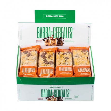 Barras de Cereales Almendras x 16 uds. Barras de Cereales Almendras x 16 uds.