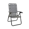 Reposera plegable portátil Descansar 80042 color gris negro Reposera Plegable Portátil Descansar 80042 Color Gris Negro