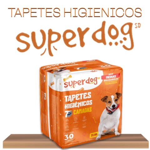 Tapete Higiénico Super Dog Mediano 30 Unidades Tapete Higiénico Super Dog Mediano 30 Unidades