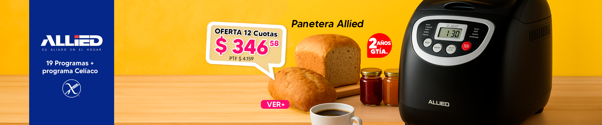 Oferta Panetera Allied ¡Disfrutá del mejor Pan, comprala!