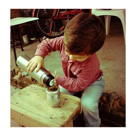 Set de mate termo y bombilla infantil en matera de madera 001