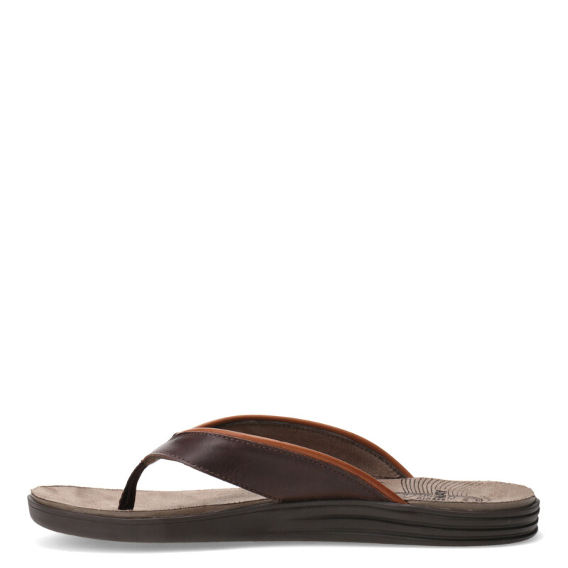 Sandalias de Hombre Freeway Ojota Casual Marrón Chocolate (Cuero Graso)