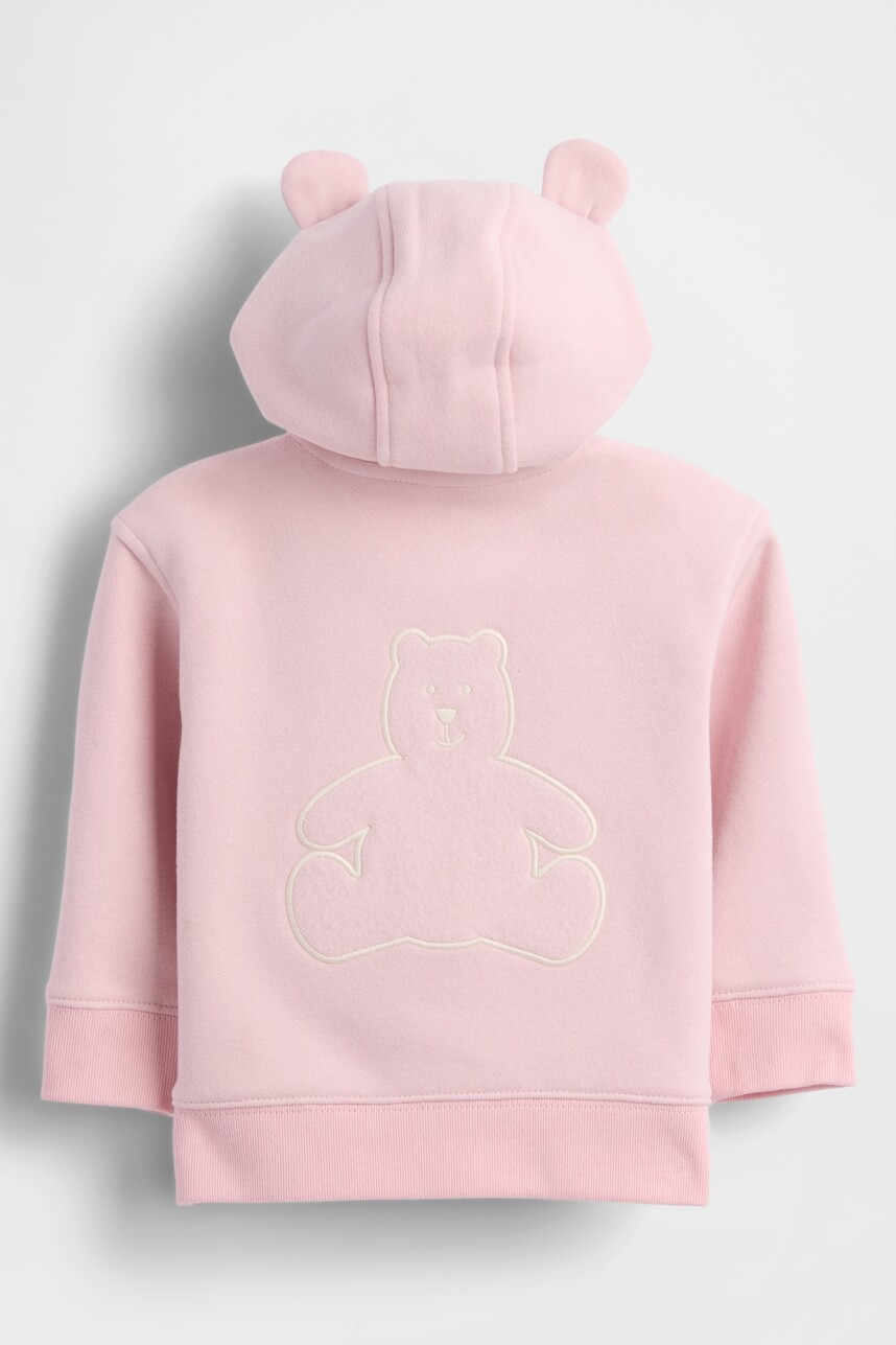 Canguro Con Cierre Logo Gap Toddler Niño Pure Pink