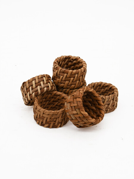 SERVILLETERO EN FIBRA NATURAL BEIGE