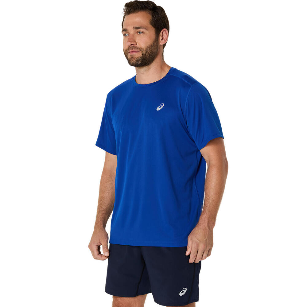 Polo Running Asics Silver SS Top Hombre Asics Blue