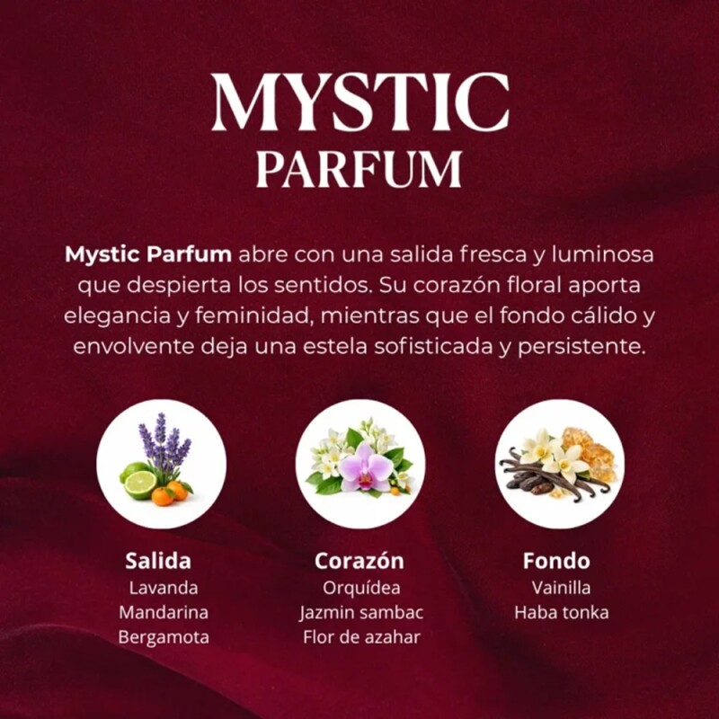 Perfume Mystic Parfum Natural Spray Edp 50 Ml. Perfume Mystic Parfum Natural Spray Edp 50 Ml.