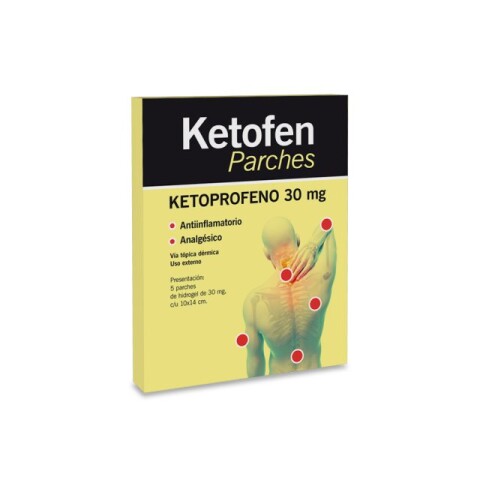 Ketofen parches x 5 unidades Ketofen parches x 5 unidades