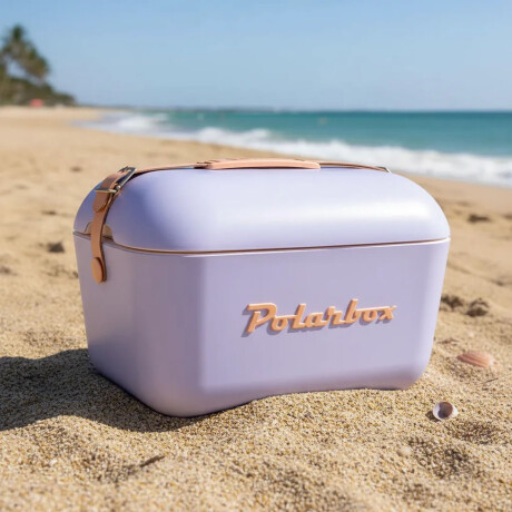 Conservadora Térmica Retro 20L Polarbox Playa Camping Viajes Malva/naranja