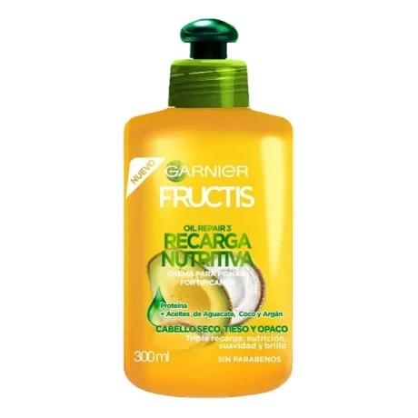 Fructis Or Recarga Nutritiva Crema para Peinar 300ml Fructis Or Recarga Nutritiva Crema para Peinar 300ml