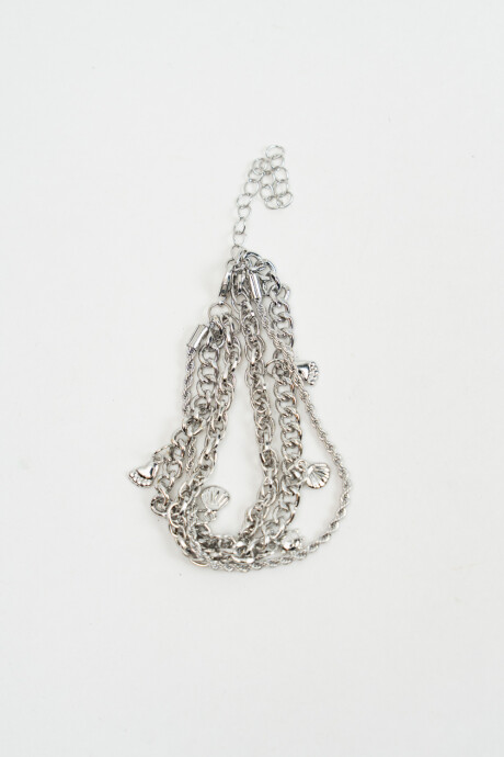 Brazalete Fondi Plateado