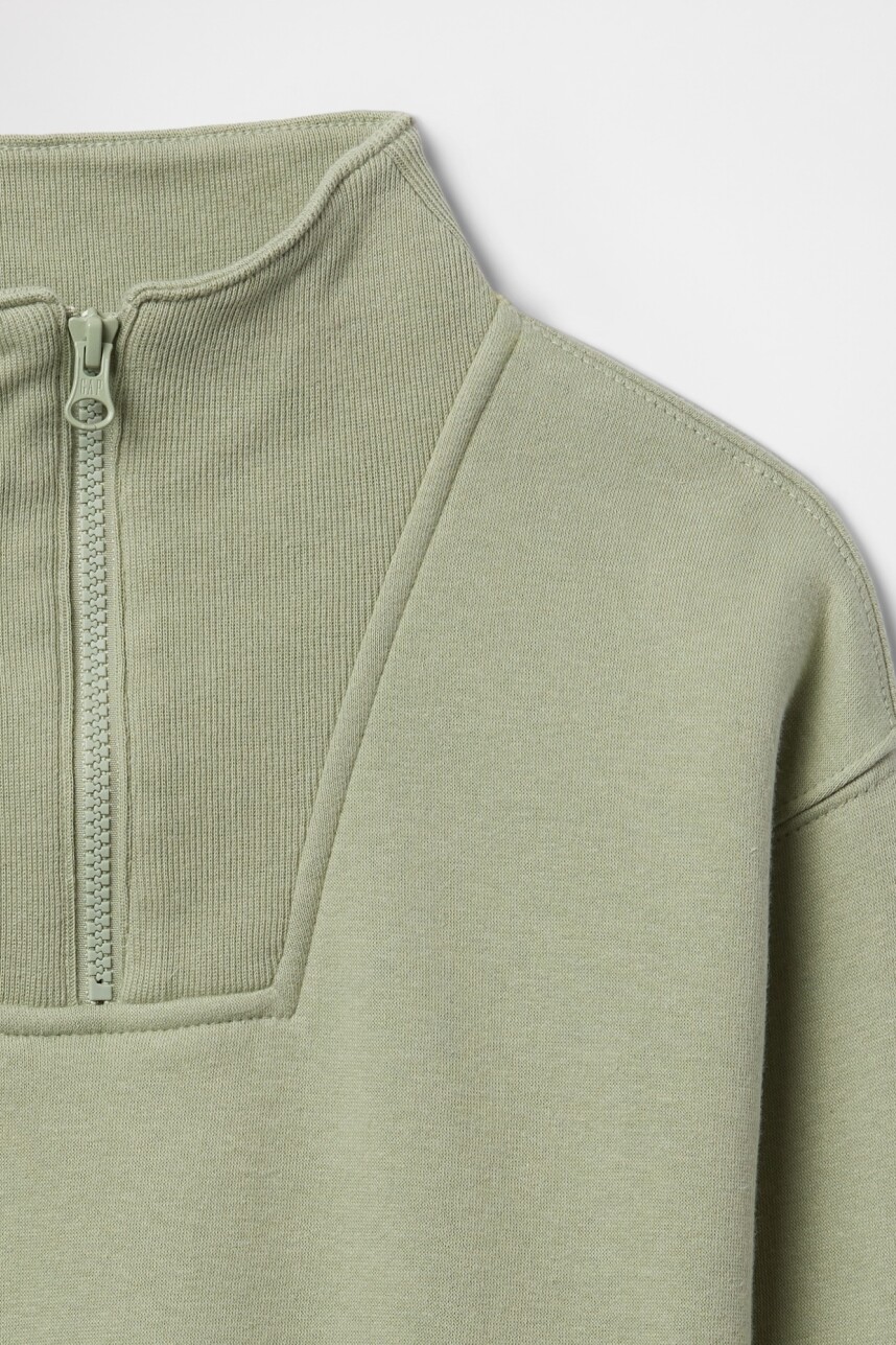 Buzo Deportivo Medio Cierre Niña Desert Sage