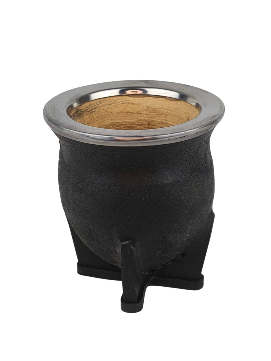 Mate camionero calabaza acero - Negro 