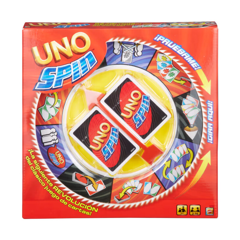 UNO Juego de Cartas Spin Mattel UNO Juego de Cartas Spin Mattel