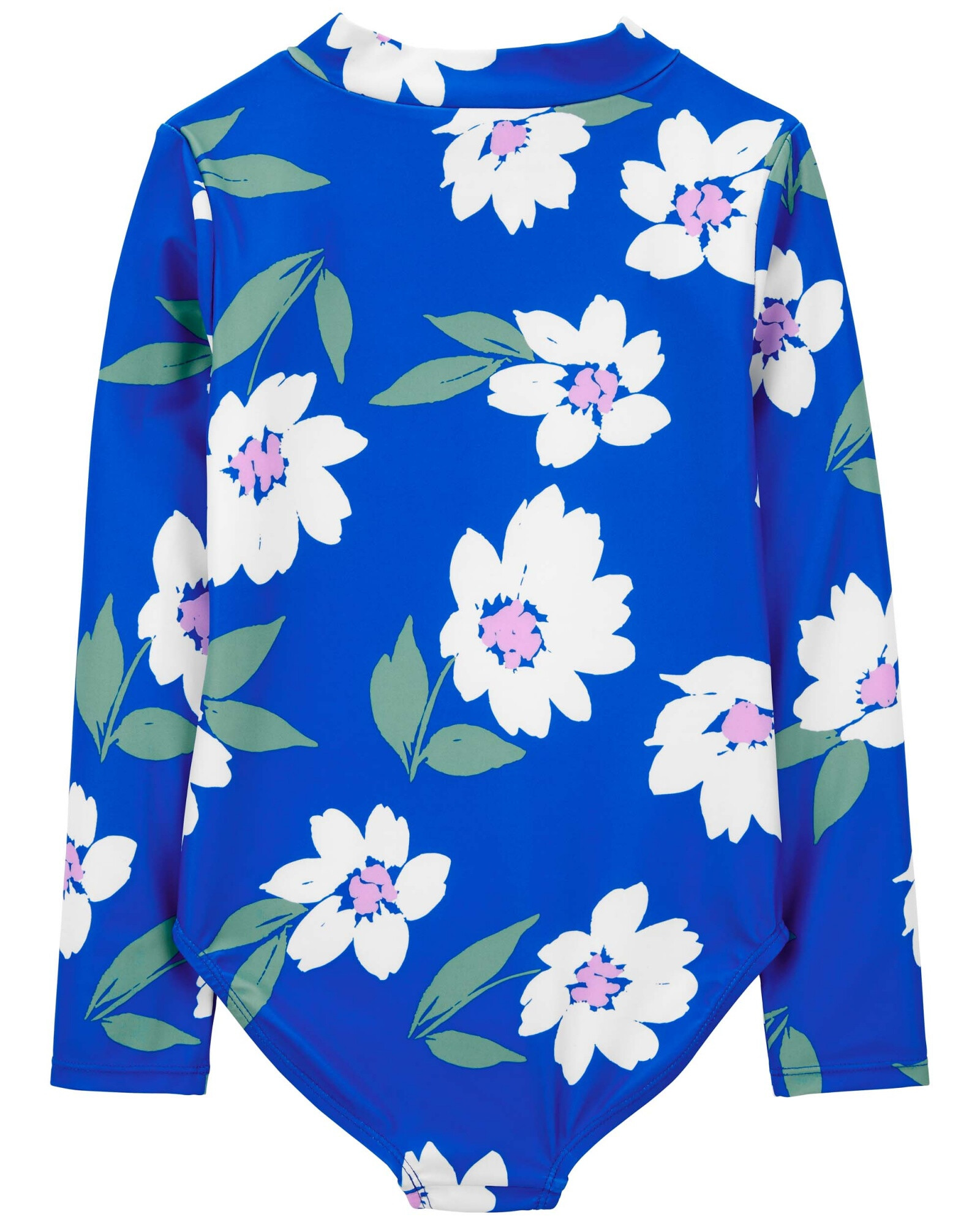 Malla de baño una pieza manga larga con protección UPF 50+ diseño floral. Talles 6-8 Malla de baño una pieza manga larga con protección UPF 50+ diseño floral. Talles 6-8