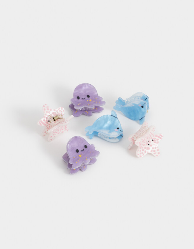 Hebillas Infantiles Especiales Set De Broches Infantiles - Combinacion Tricolor