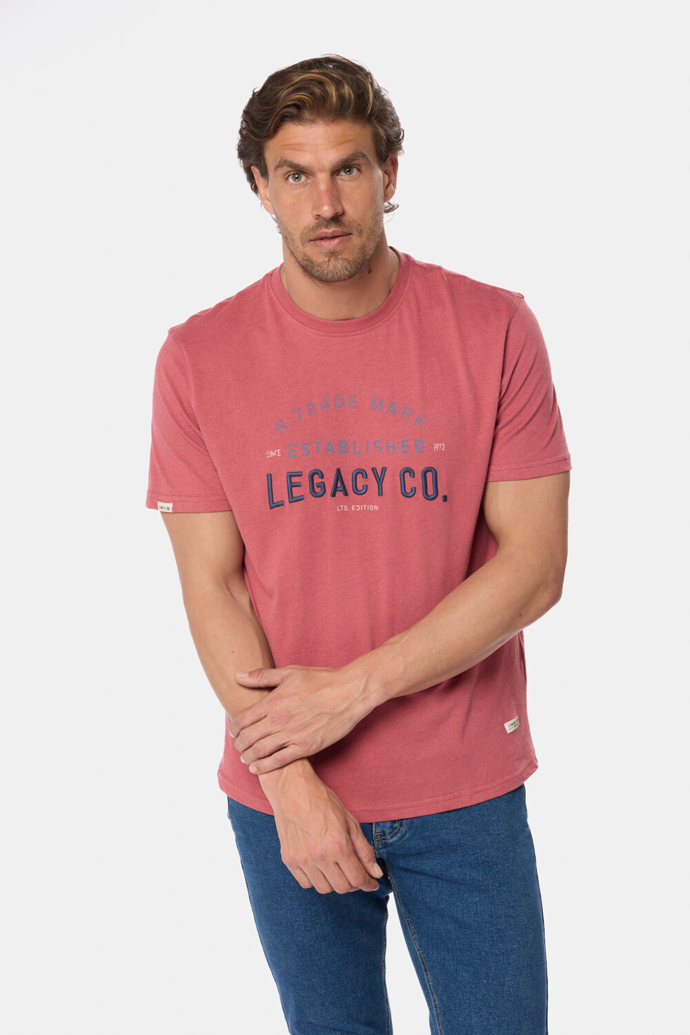 REMERA ESTAMPADA Bordo