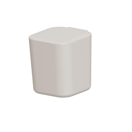 Papelera de escritorio gris