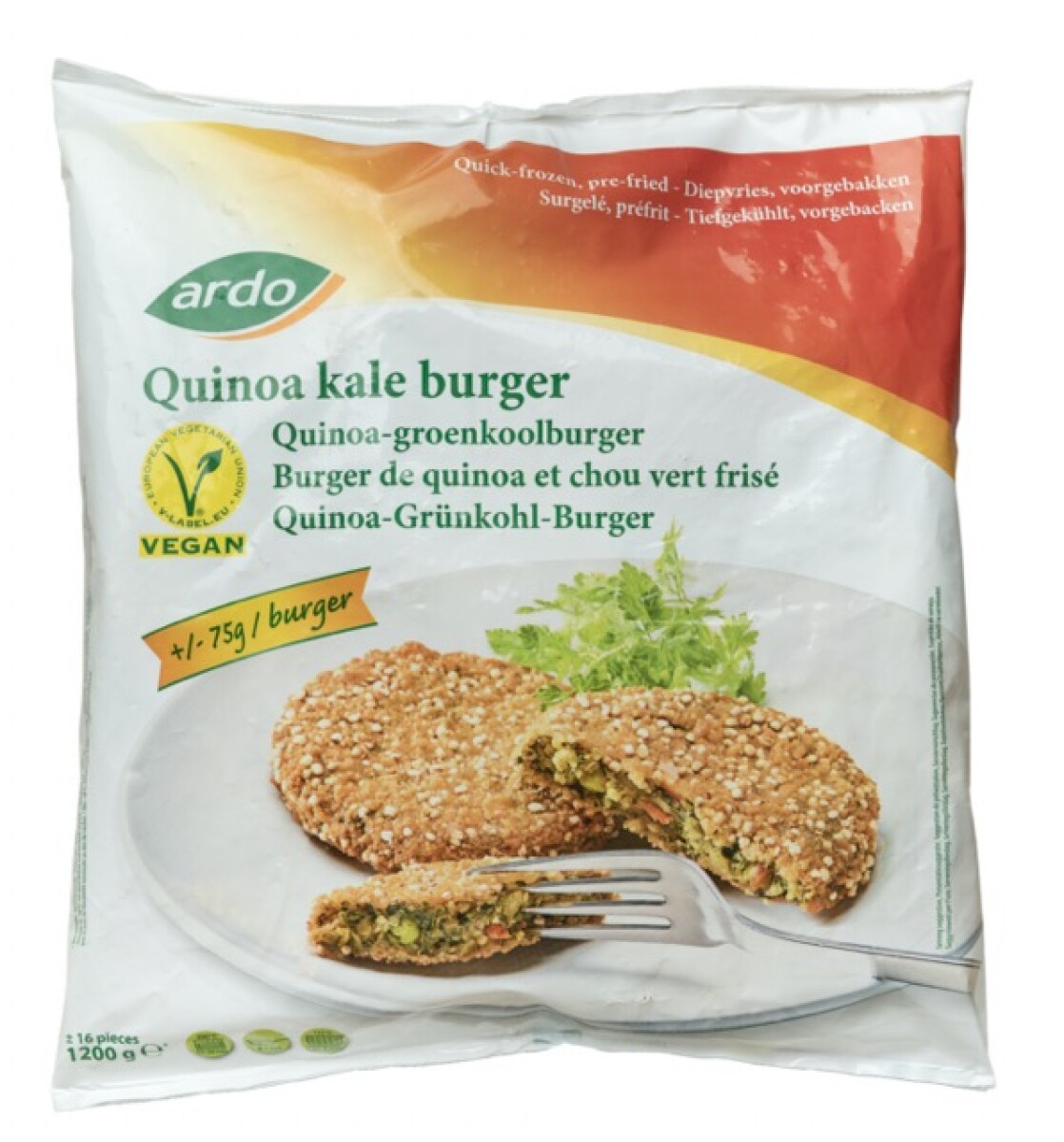 Hamburguesa quinoa y kale Ardo - 1,2 kg 