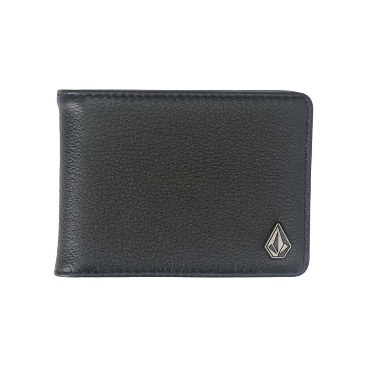 Billetera Volcom ABG SINGLE STONE LEATHER - Negro 