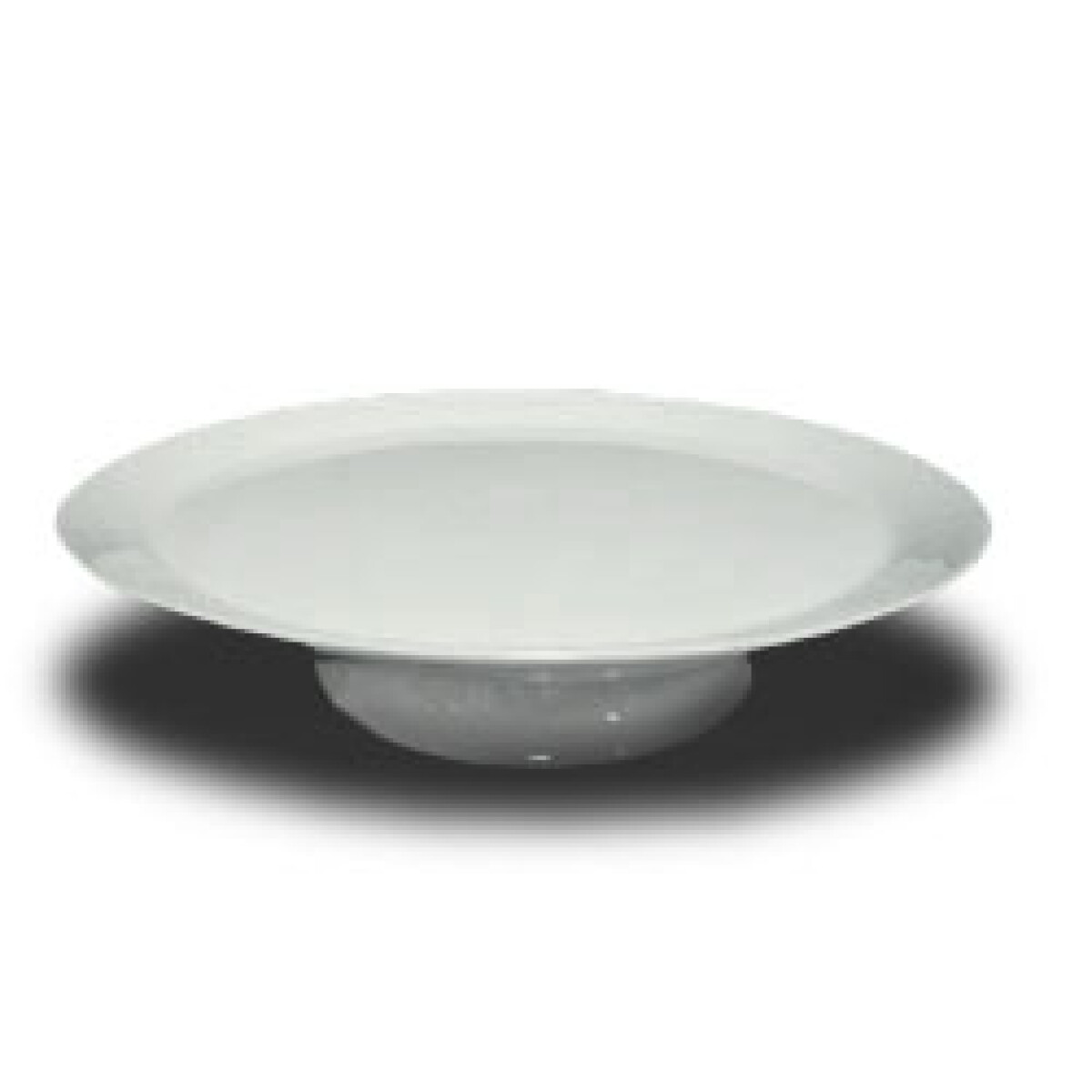 PLATO TORTA C/PIE PORCELANA BLANCA D29/H7CM 