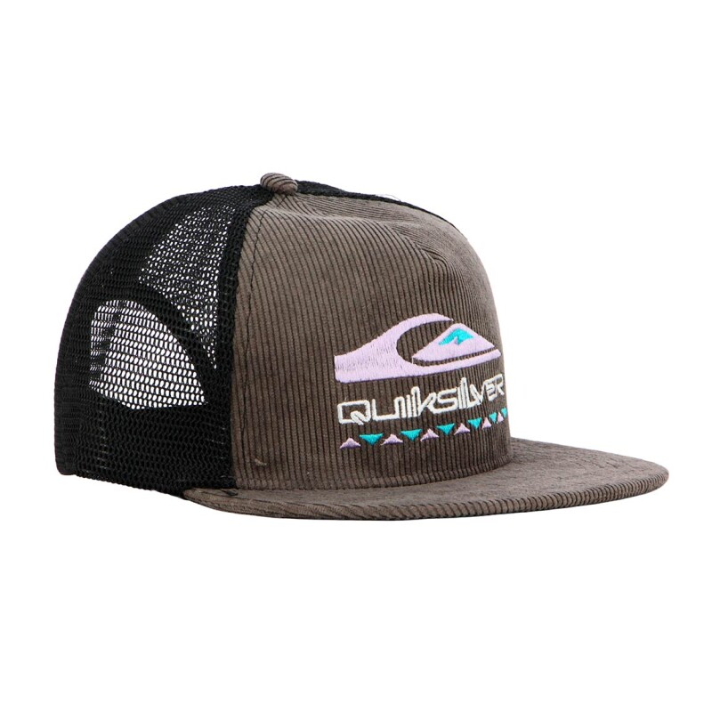 Quiksilver Gorro Con Visera Y Malla Oasis - Gris Gris