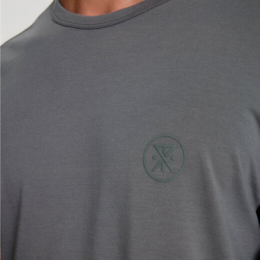 Remera Roark Mathis Active - Gris Remera Roark Mathis Active - Gris