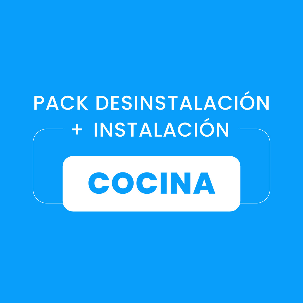 Desinstalación + instalación de cocina 
