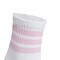 Medias Infantiles Adidas LK RIB Blanco - Rosa - Violeta