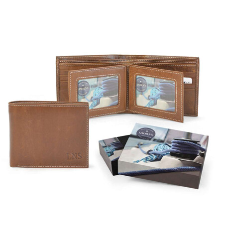 Billetera De Cuero Platón Whisky