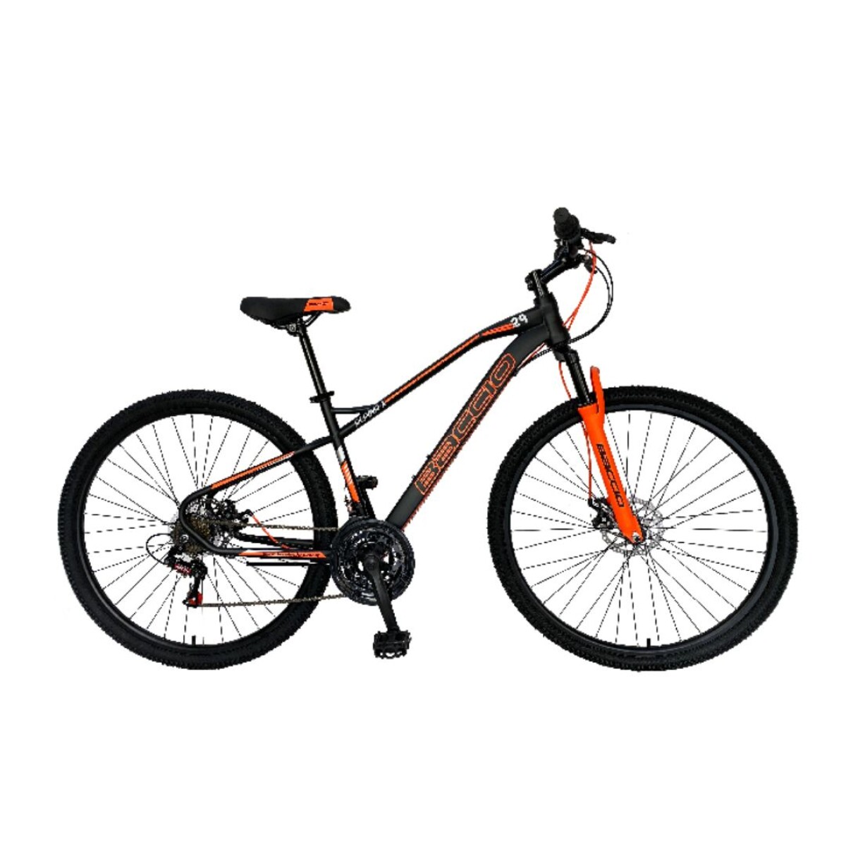 Bicicleta Baccio Alpina X Man R 29 Negra/Naranja 