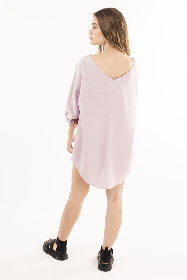 BLUSA LINO MIKONOS LILA