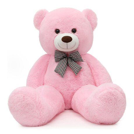 Oso de Peluche Gigante 120cm Muñeco Almohada Suave Afelpada Rosa
