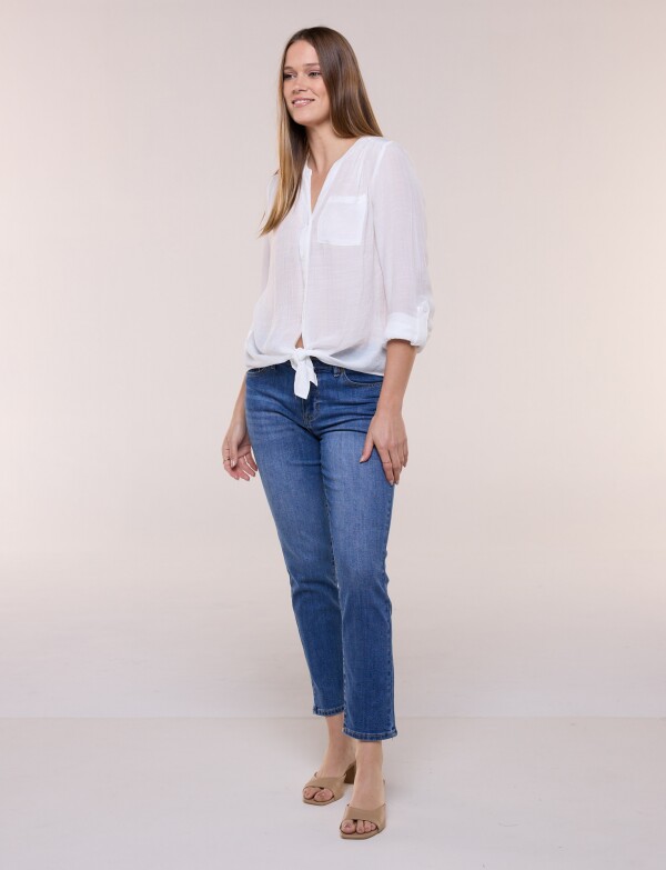 Blusa Nudo Opcional BLANCO
