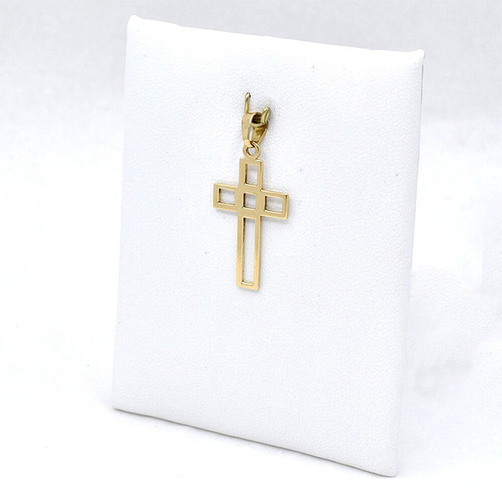 Cruz Calada En Oro 18K Cruz Calada En Oro 18K