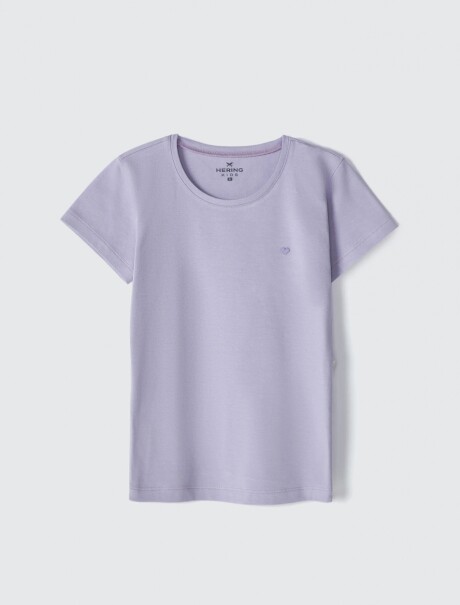 BLUSA CON BORDADO LILA