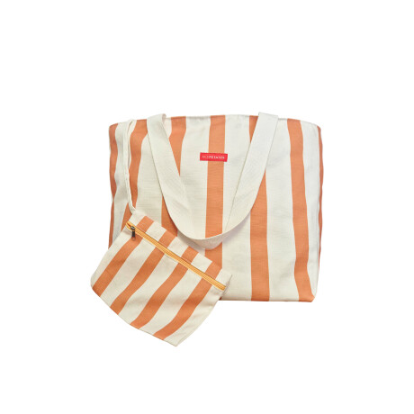 Bolso Tote Bag de tela con neceser Club Petates Amarillo