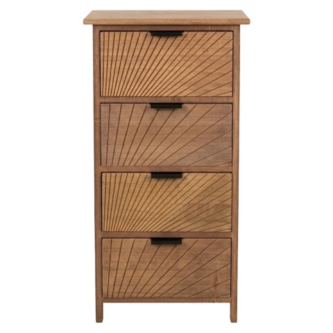 ESTANTE ORGANIZADOR C/4 CAJON MARRON Unica