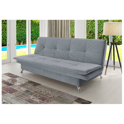 SOFA CAMA MIRAGE 3 LUGARES GRIS CLARO SOFA CAMA MIRAGE 3 LUGARES GRIS CLARO