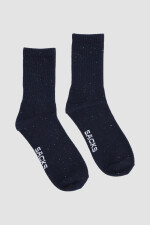 Medias morley jaspeadas Azul noche