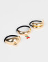 Gomitas Elásticas Sets Cuff Set De Gomitas Elásticas Con Charms Lucky - Dorado