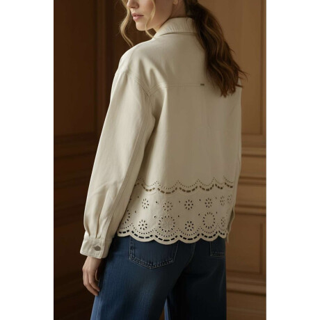 Sobrecamisa Broderie Nacar